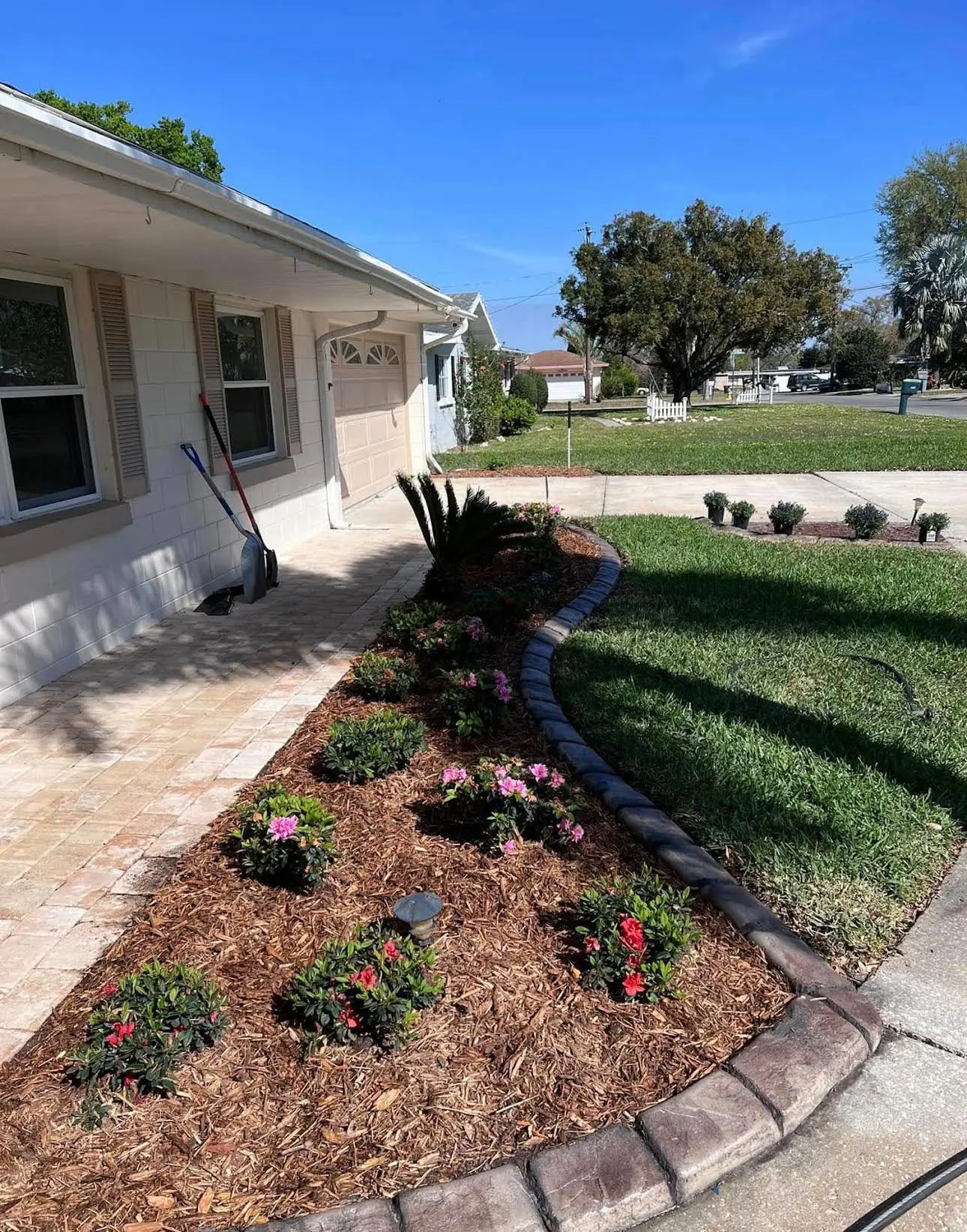 Landscape Curbing Installation